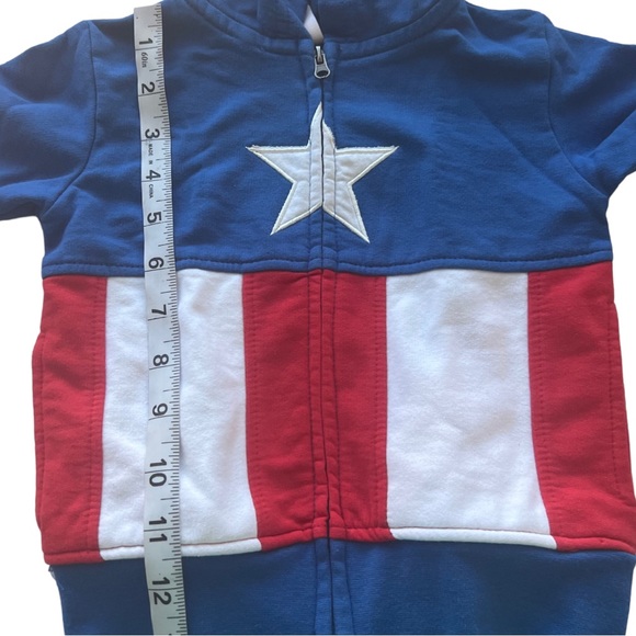 Marvel Captain American Jacket Size 12 M - Picture 9 of 9
